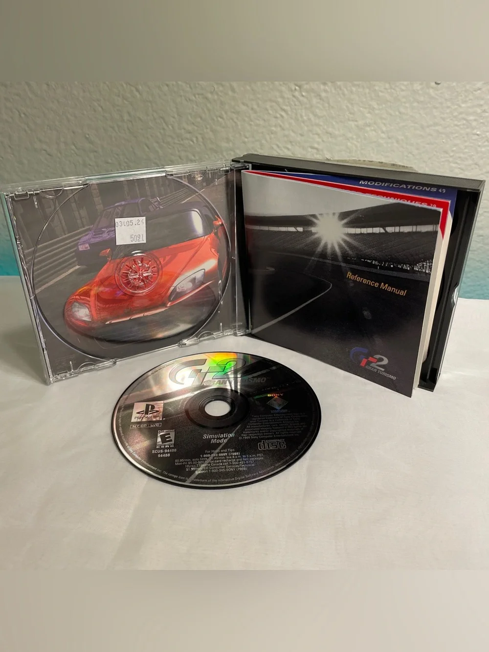 Gran Turismo 2 Greatest Hits (PS1 Sony 1999) Complete W/Manual & Tested Works